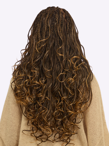 🔥Last Day: 73% OFF🌍613 Goddess Blonde HD Lace Glueless Knotless Braid Wig ✨