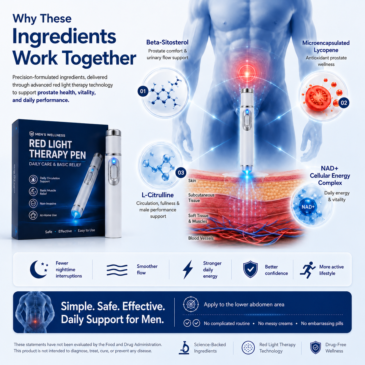 💖 Shockwave Therapy Device ——  Restore Blood Flow • Relieve Pain • Support Men's Performance