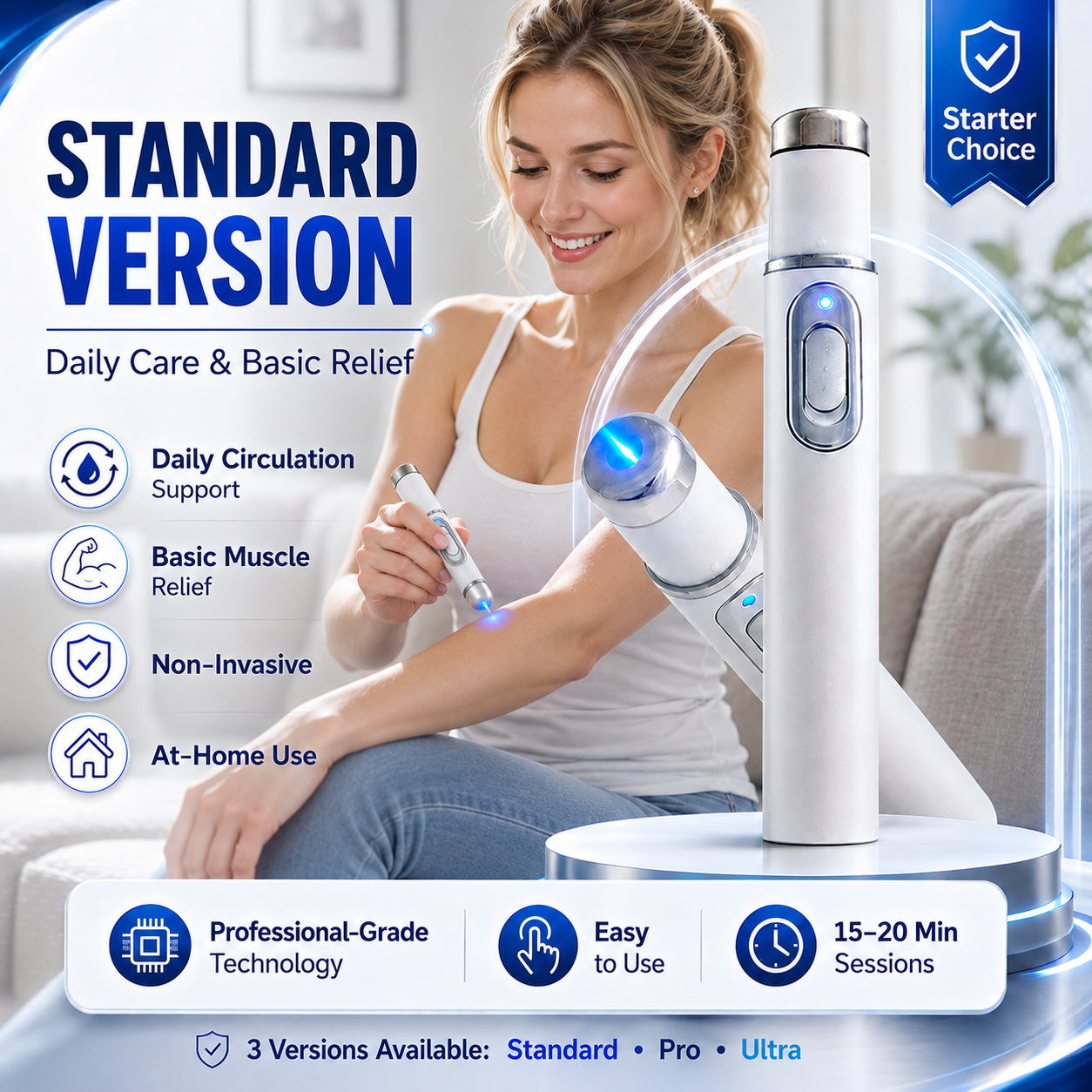 💖 Shockwave Therapy Device ——  Restore Blood Flow • Relieve Pain • Support Men's Performance