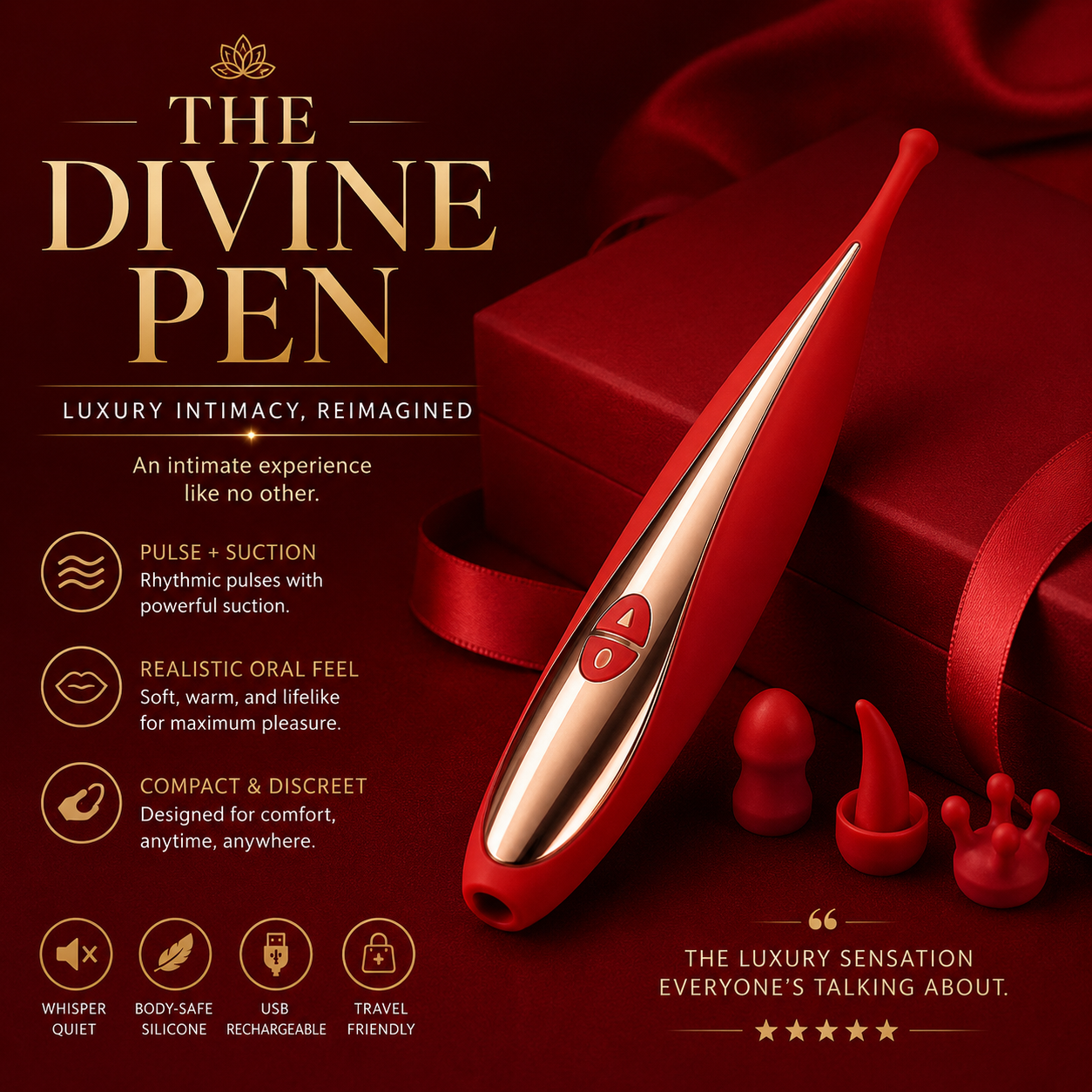 Hoomaw™ LumaPen Pulse & Suction Massager